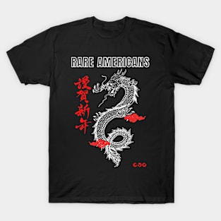 Dragon Streetwear Rare Americans T-Shirt